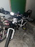 永久山地自行车成人山地车学生铝合金变速油碟刹内走线男女士单车赛车 辐条/白粉色/竞速轴承/超强减震 24寸【适合：140-170cm】 24速【定位变速器】 实拍图