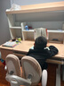 京东京造沐光桌100w护眼大路灯儿童学习桌书桌椅套装升降学生写字桌1.2m棕 实拍图