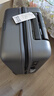 米家小米行李箱20英寸拉杆箱可登机箱PC旅行箱男女小型密码皮箱子灰色 实拍图