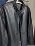 HLA海澜之家夹克男25轻商务时尚PU纯色立领外套男秋 实拍图