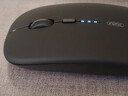 英菲克（INPHIC）M1无线鼠标可充电办公蓝牙三模电量显示静音便携适用于惠普华硕苹果IPAD笔记本电脑无限轻音 【蓝牙三模电量显示版-无线轻音】Ty-C充电磨砂黑 实拍图