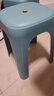 美丽雅凳子家用加厚塑料板凳可叠放高成人凳客厅餐桌梳妆台用 实拍图