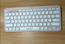 罗技（Logitech）时尚系列K380蓝牙键盘 笔记本电脑手机iPad平板MAC薄膜键盘 超薄便携办公键盘 K380line可妮兔 实拍图