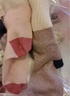尼多熊儿童袜子秋冬婴儿春秋棉袜中长筒新生儿透气舒适宝宝堆堆袜四季 实拍图