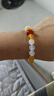 【假一赔十】高级黄玛瑙手串女生款手链单圈玉石情人节礼物送女友 黄玛瑙8mm opp袋装 实拍图