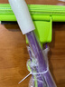妙洁胶棉拖把27cm杆长120共2头滚轮式懒人家用一拖净免手洗海绵吸水 实拍图