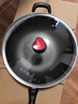 炊大皇炒锅不粘锅32cm少油烟平底炒菜锅煎锅电磁炉明火通用锅WG15068 实拍图