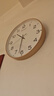 康巴丝（Compas）挂钟客厅钟表 简约石英钟表挂墙时钟 3294A 金色 实拍图