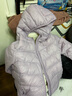 笛莎（DEESHA）童装女童轻薄羽绒服2025秋冬新款女宝宝短款三防轻盈保暖外套 雾紫 150 【充绒量：63.2g】 实拍图
