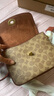 蔻驰（COACH）经典标志CASSIE19号单肩斜挎包翻盖早秋女包 棕黄色锈色(旧版） 实拍图
