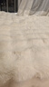 水星家纺毛毯冬季加厚仿兔绒午休毯子空调毯单双面披肩毛绒毯米色150*200 实拍图