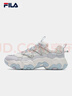 斐乐（FILA）官方猫爪6代女鞋复古运动鞋2025夏季新款舒适厚底鞋休闲鞋 雪白/太空银-SS 36 实拍图