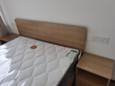 全友家居 北欧原木风次卧室单人床1.5米2米现代简约板式家用大床家具 实拍图