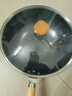 苏泊尔（SUPOR）铁锅家用炒菜锅无涂层传统老式精铁大炒锅平底燃气电磁炉通用 精铁炒锅【带盖款】 30cm 实拍图