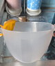 Jidaocook厨房淘米神器家用烘焙豆浆鸡蛋液漏勺过滤杯沥水碗架洗米筛淘米盆 900ml 满杯1升，刻度 实拍图
