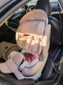 京东京造儿童安全座椅汽车0-6-12岁婴儿宝宝i-Safe双通风 商务舱pro冰莓粉 实拍图