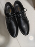 宜驰（EGCHI）皮鞋男士商务休闲正装英伦耐磨舒适通勤鞋子男 1618 黑色 42 实拍图