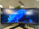 熊猫34英寸电竞带鱼屏 180Hz高刷 WQHD准4K R1500曲面屏 21:9 PIP/PBP分屏 升降旋转显示器MX34U6 实拍图