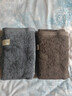 洁丽雅（Grace）新疆长绒棉A类毛巾2条装 纯棉加厚柔软面巾吸水洗脸巾 深灰+深棕 实拍图