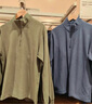 优衣库男装柔滑弹力摇粒绒半拉链套头衫/长袖25秋冬新款481184 08 深灰色 XL /180/108B 实拍图