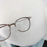 妙忆诗冷茶色眼镜女近视可配有度数素颜神器方圆脸大脸显脸小眼睛框镜架 冷茶色 配镜1.61非球面防蓝光0-600度 实拍图