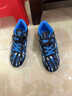 安鞋踏秋冬季C罗儿童足球鞋男青少年小学生男孩体育训练比赛球鞋男童 189天蓝碎钉 34 实拍图