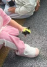 牧童幼儿园鞋春秋款室内鞋男童防撞学步鞋女宝宝小白鞋 白桃粉1 25 实拍图