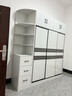 柏麗韋幚【包安装】衣柜卧室家用木质厚实衣橱简易推拉门大衣柜 【三门】160厘米主柜+顶柜+边柜 实拍图