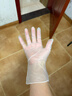 英科医疗一次性手套PVC手套100只小码餐饮洗碗厨房美容家务透明防水手套 实拍图
