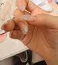 蔓笙纯S999足银如意同心结耳线女短款小众设计耳环银养耳免摘耳钉饰品 如意结小号一对 实拍图