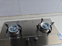 迅达（XUNDA）燃气灶液化气灶家用双灶具台嵌两用4.5KW旋流火灶不锈钢面板一级能效 Q1SA-液化气 实拍图