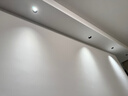 雷士（NVC）LED筒灯客厅卧室嵌入式天花灯9瓦黑杯暖白全光谱护眼【光华】Ra98 实拍图