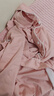 京东京造【10A抑菌】A类一等品50支纯棉睡衣女睡衣秋冬情侣家居服浅粉XL 实拍图