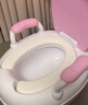 小哈伦儿童马桶婴儿坐便器婴幼儿尿盆小孩宝宝小便器3D软垫坐垫天蓝 实拍图