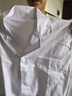 乐优佰易 松紧长袖白大褂 加厚款L码 男女学生化学实验工作服 实拍图