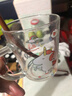 舒齐儿童牛奶杯带刻度硅胶吸管玻璃水杯宝宝冲泡奶粉杯带把手独角兽款 实拍图
