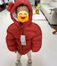 巴拉巴拉童装儿童羽绒服宝宝男女童2025冬装婴儿外套泡芙羽绒208425107201 实拍图