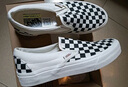 VANS范斯中性鞋Slip-On VR3低帮经典帆布鞋休闲鞋 一脚蹬 棋盘格 36.5 实拍图