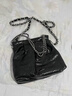 CHARLES&KEITH子母链条大容量流浪包托特包单肩斜挎包女包生日礼物CK2-40671449 Noir黑银 L 实拍图
