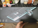 前行者X7S无线键盘鼠标套装真机械手感键盘可充电静音台式笔记本电脑电竞游戏办公打字通用蓝牙键鼠外设 金属黑【蓝光】无线套装 实拍图