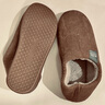 回力纯色全包棉鞋情侣室内外防滑保暖棉拖鞋HLX0233棕色44-45码 实拍图