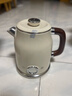 美的（Midea）艺术家电热水壶  烧水壶自动断电保温一体  1.6L大容量电热水壶 316L不锈钢恒温壶 精准控温 63-Q 实拍图