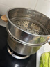苏泊尔（SUPOR）婴童级316L不锈钢汤锅 燃气灶电磁炉通用 加厚煮锅煮面煮粥炖锅 【带蒸格】直径 24cm 实拍图