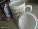 玉蝶景德镇茶杯陶瓷大号带盖家用水杯大容量办公室泡茶杯青花瓷杯子 实拍图