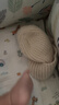 兔兔大文婴幼儿帽子秋冬季0-6-12个月加厚保暖护耳一体儿童针织帽3岁宝宝 小熊护耳米白，棉布内里 头围42-50cm（建议0-3岁） 实拍图