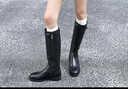 百丽（Belle）牛皮周雨彤同款双子星骑士女冬季商场款长靴B9V1DDG5 牛皮升级版-黑色【周雨彤/章若楠/张小婉同款】 39 实拍图