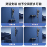 JVTO官方简易花洒套装无顶喷分体式可升降全铜小空间浴室家用淋浴花洒 K006奶白色（冷热款） 实拍图