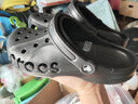 卡骆驰（CROCS）洞洞鞋贝雅男鞋女鞋轻便耐磨一脚蹬拖鞋休闲鞋|10126 【预售】黑色-001 41 /42(260mm) 实拍图