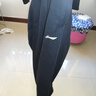 李宁卫裤男子秋冬季运动裤纯色百搭舒适简约宽松休闲跑步男裤健身长裤 【加绒保暖】直筒-黑色A75-5 2XL 实拍图