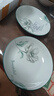 耐热陶瓷七英寸菜盘盘子餐具托盘果盘 陌上花开七英寸菜盘2个装 实拍图